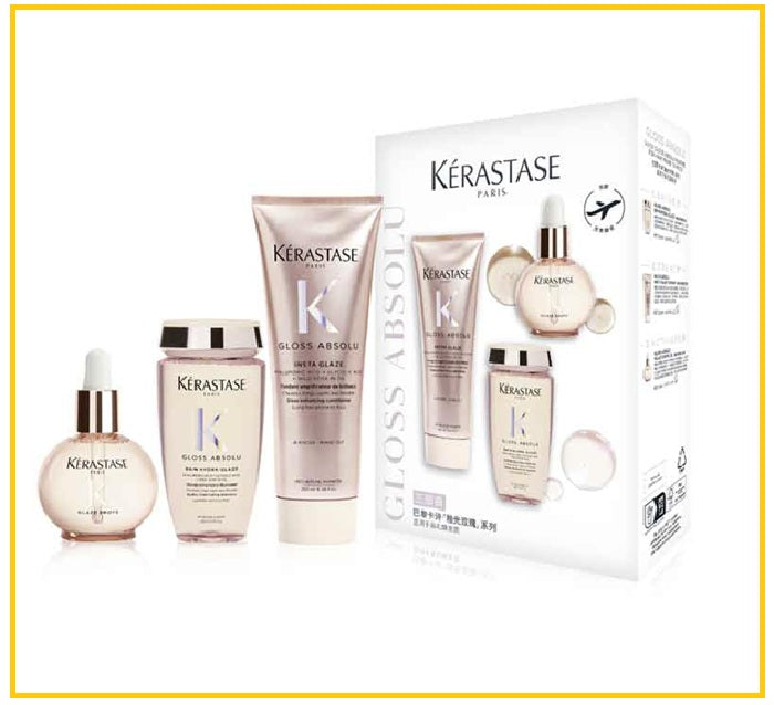 KERASTASE 卡詩釉光玫瑰系列三件套裝 GLOSS ABSOLU DOU SET
