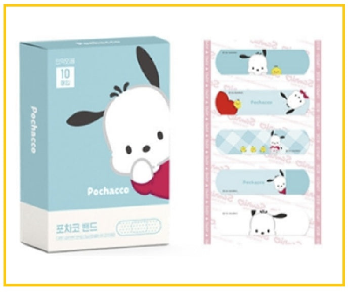 POCHACCO 卡通圖案膠布創可貼10片 BANDAGES 10 PIECES