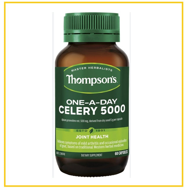 THOMPSON'S 湯普森芹菜籽60粒 ONE-A-DAY CELERY 5000 60 CAPSULES