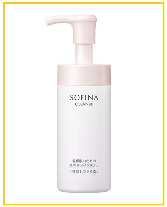 SOFINA 蘇菲娜高保濕精華卸妝潔面泡沫 CLEANSE MAKEUP REMOVER & FACIAL FOAM 150ML
