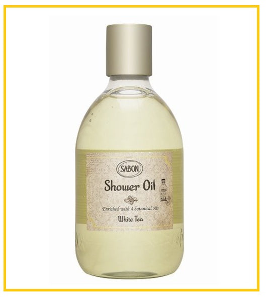 SABON 白茶沐浴油 SHOWER OIL WHITE TEA 300ML