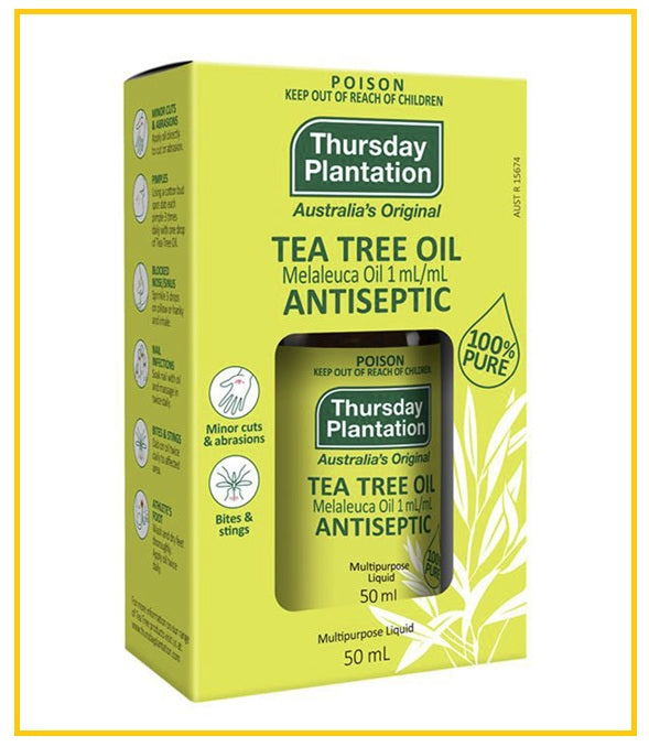 Thursday Place Tea Tree Oil 100% Pure Tea Tree Oil 50ml