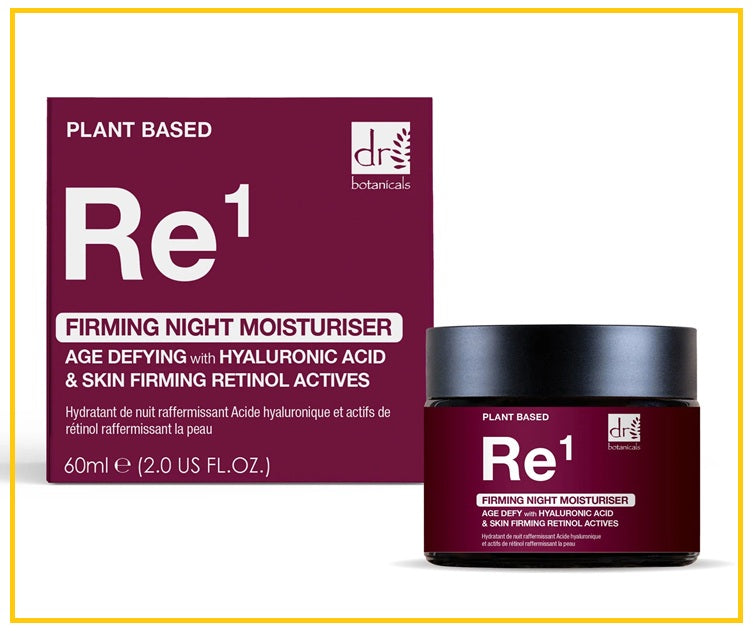DR. BOTANICALS HYALURONIC ACID AND RETINOL FIRMING NIGHT MOISTURISER 60ML