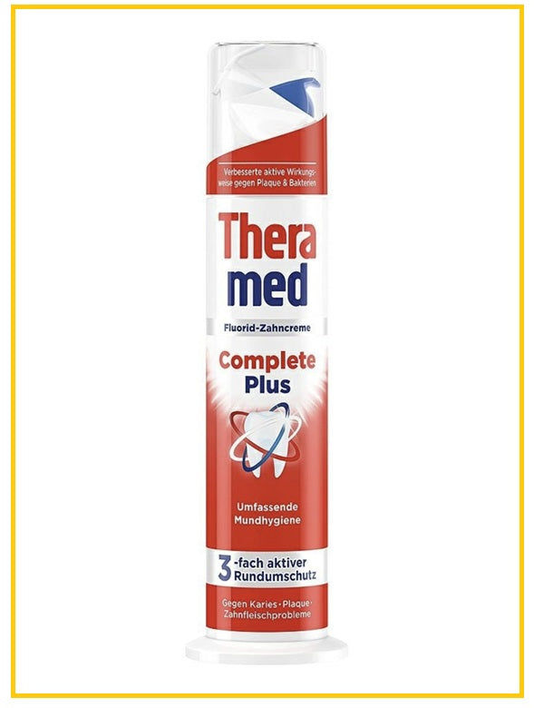 THERAMED Henkel Complete Plus Toothpaste Dispenser (Red) 100ml
