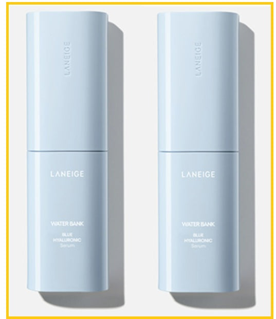 LANEIGE 蘭芝水酷玻尿酸嘭潤修護精華液兩件套裝 WATER BANK BLUE HYALURONIC SERUM 50ML X2