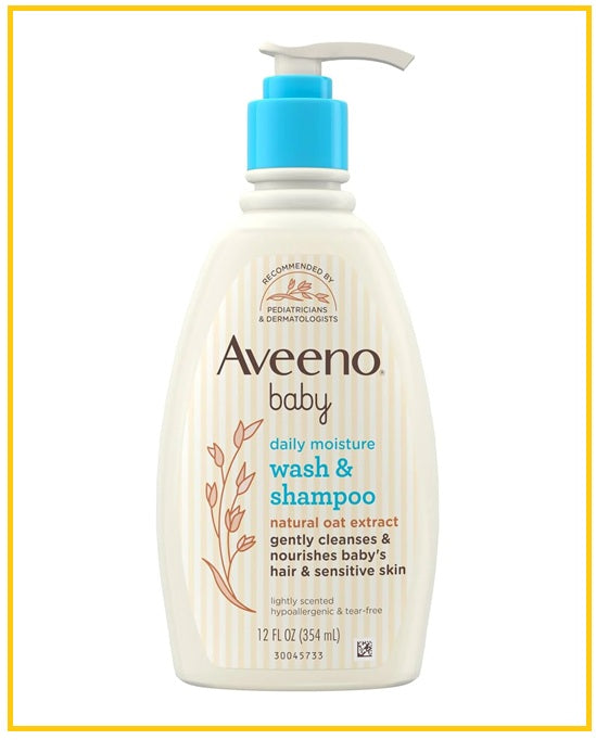 AVEENO Baby Daily Moisture Gentle Body Wash & Shampoo 354ml