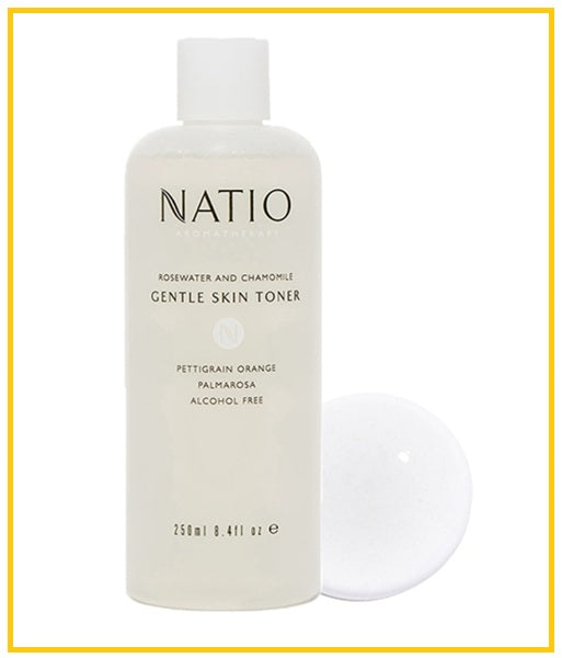 NATIO 娜迪奧洋甘菊爽膚水 AROMATHERAPY ROSEWATER & CHAMOMILE GENTLE SKIN TONER 250ML