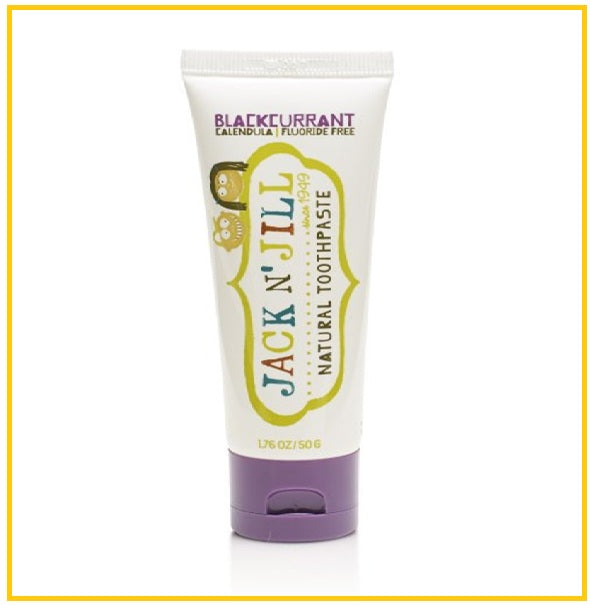 JACK ANN JILL 黑加侖子味牙膏紫色 NATURAL TOOTHPASTE BLACKCURRANT 50G
