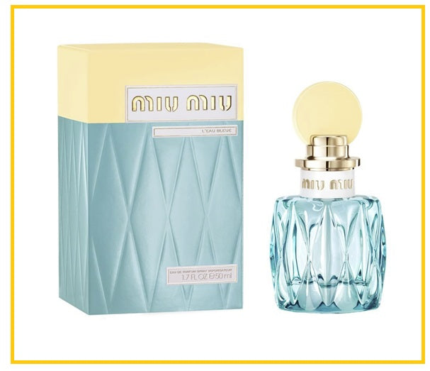 MIU MIU 繆繆瑩藍黃蓋濃香水 L'EAU BLEUE EDP 50ML