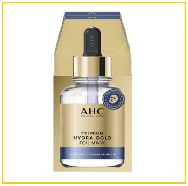 AHC 愛與純臻致水潤黃金箔面膜進階版 PREMIUM HYDRA GOLD FOIL MASK 10 SHEETS