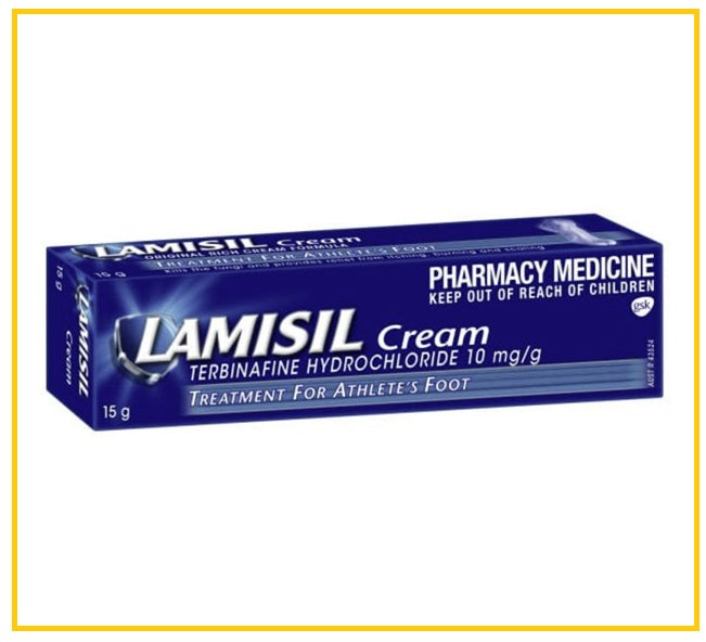 LAMISIL Australian Athlete's Foot Relief Itching Burning Scabbing Cream 15g