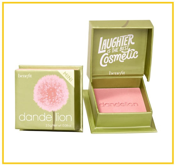 BENEFIT 貝玲妃迷你蒲公英腮紅胭脂 COSMETICS DANDELION BABY-PINK BLUSH MINI 2.5G