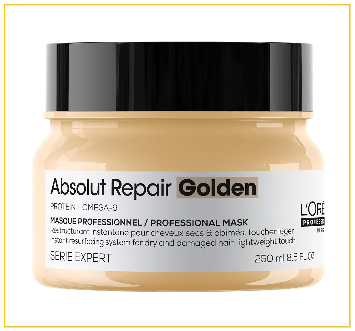L'OREAL PROFESSIONNEL 歐萊雅修護起司罐修護髮膜 ABSOLUT REPAIR MASCHERA GOLD 500ML