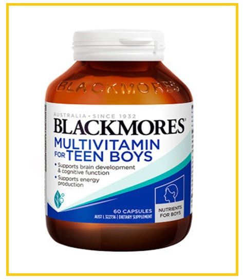 BLACKMORES 澳佳寶兒童維生素60粒(男孩) MULTIVITAMIN FOR TEEN BOYS 60 CAPSULES