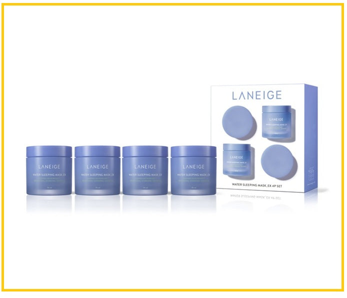 LANEIGE 蘭芝水亮補濕睡眠面膜四件套裝 WATER SLEEPING MASK EX DUO SET 70ML X4