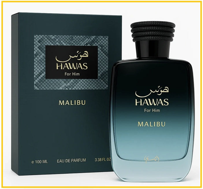 RASASI 拉莎斯哈瓦斯馬利布濃香水 HAWAS MALIBU EDP 100ML