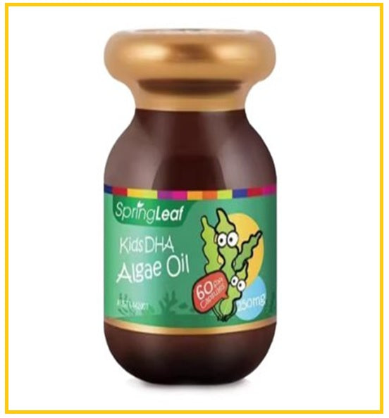 SPRINGLEAF Kids DHA Algae Oil 60 Capsules