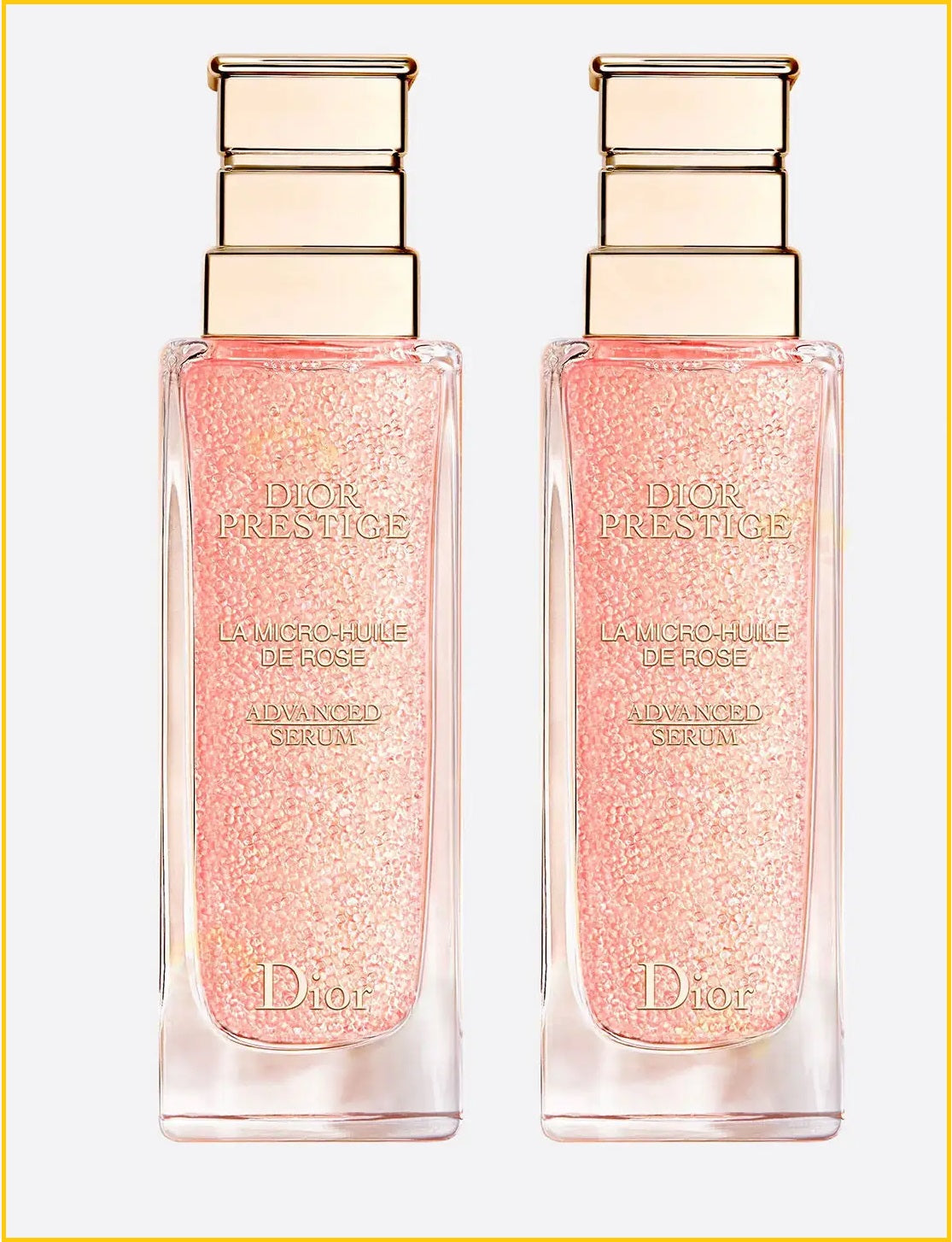 CHRISTIAN DIOR LA MICRO HUILE DE ROSE ADVANCED SERUM JUMBO DUO SET 75ML X2 花秘瑰萃玫瑰小粉紅鑽精華套裝