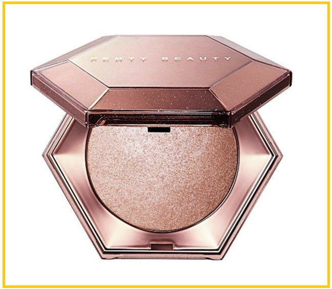 FENTY BEAUTY BY RIHANNA Diamond 3D High Gloss Powder Foundation DIAMOND BOMB ALL OVER DIAMOND VEIL #ROSE RAVE 8G