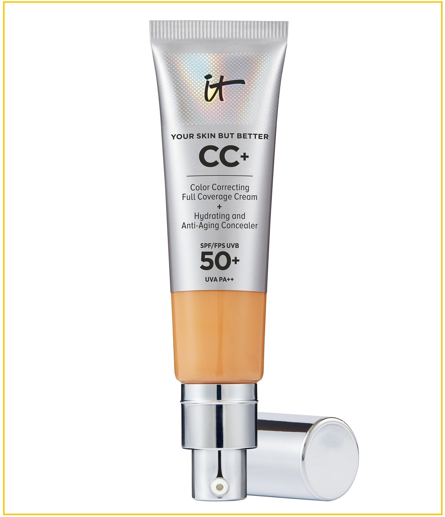 IT COSMETICS 依科美銀管CC霜 YOUR SKIN BUT BETTER CC+ SPF50+ #TAN RICH / #TAN WARM / #NEUTRAL RICH / #NEUTRAL DEEP 32ML
