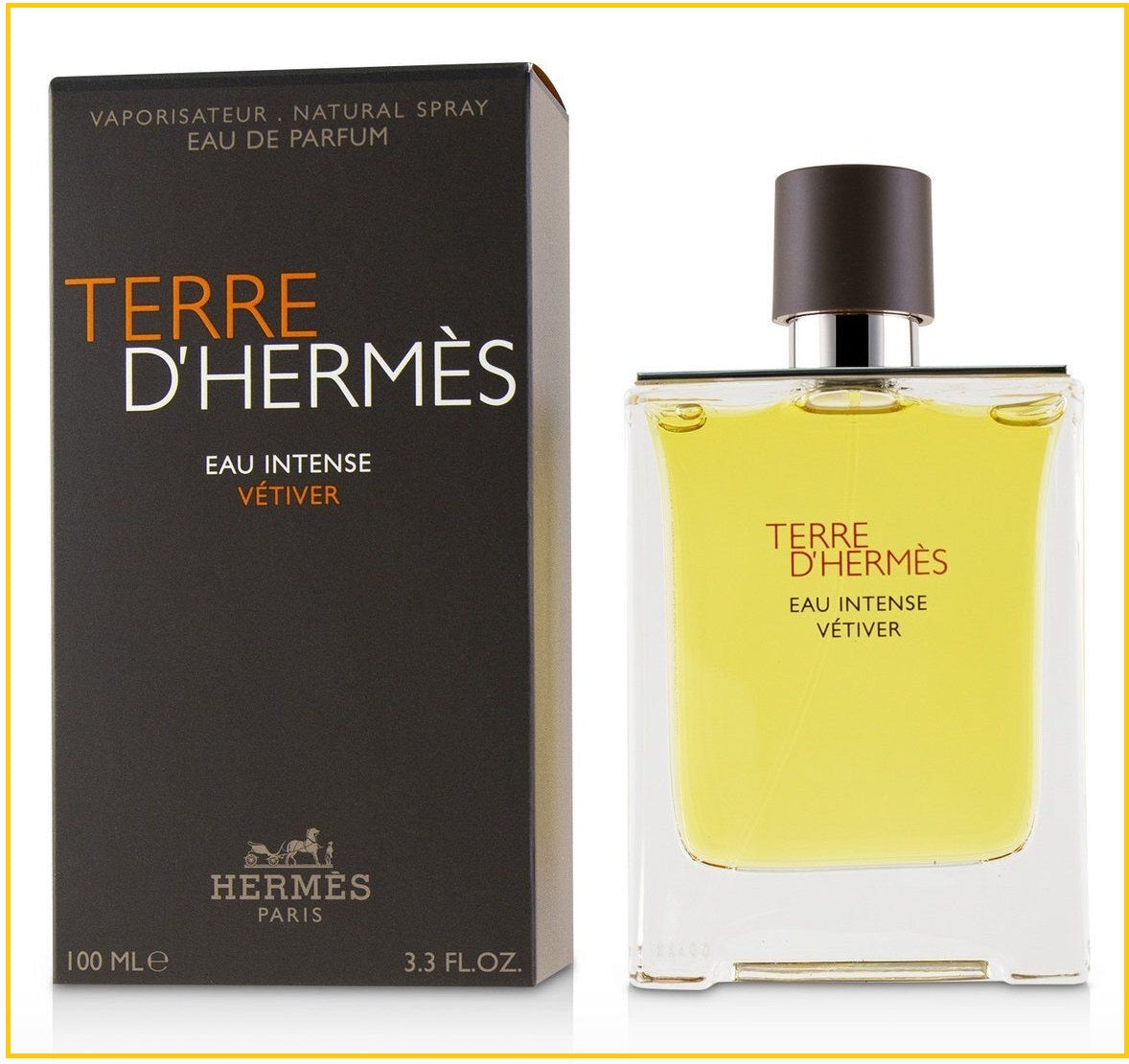 HERMES 愛馬仕大地男士香精香水 TERRE D'HERMES EAU INTENSE VETIVER EAU DE PARFUM SPRAY 100ML / 200ML