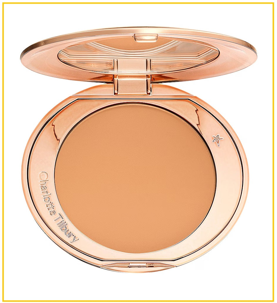CHARLOTTE TILBURY 夏洛特輕盈無瑕蜜粉餅 CT AIRBRUSH FLAWLESS FINISH POWDER #1 FAIR / #2 MEDIUM / #3 TAN 8G