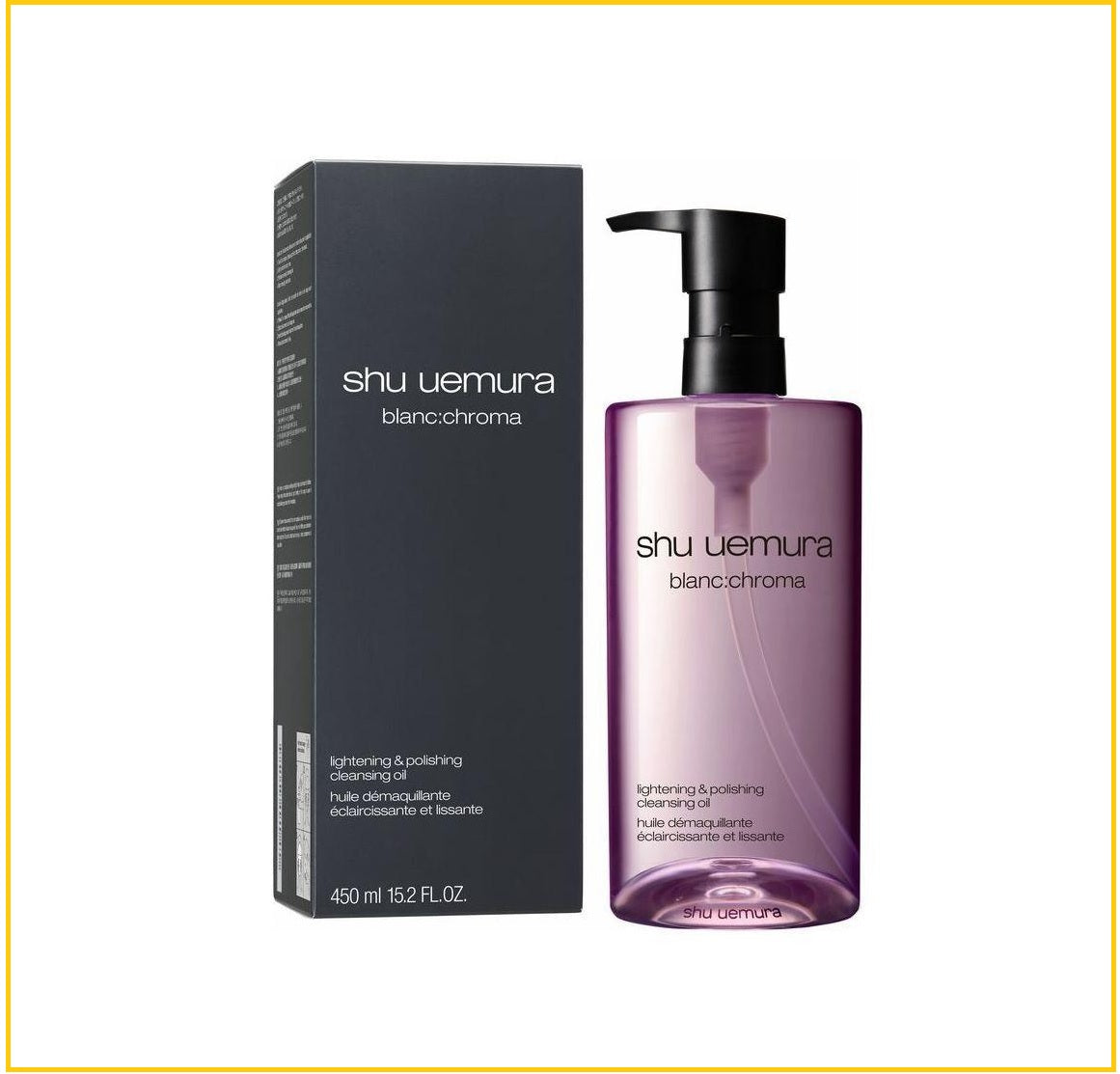 SHU UEMURA 植村秀覆盆子超淨白潔顏卸妝油 BLANC CHROMA LIGHTENING & POLISHING CLEANSING OIL 450ML