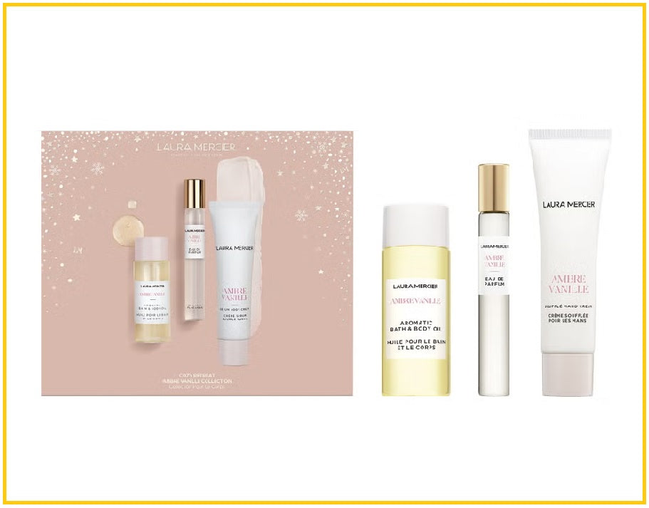 LAURA MERCIER 羅拉羅拉琥珀香草身體套裝 COZY RETREAT AMBRE VANILLE COLLECTION DUO SET