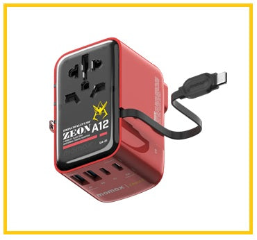 MOMAX X GUNDAM 高達連充電線旅行充電器 1-WORLD+ FLOW 35W GUNDAM RX-78-2 BUILT-IN USB-C CABLE TRAVEL ADAPTOR UA21UKGDW / UA21UKGDR / UA21UKGDG