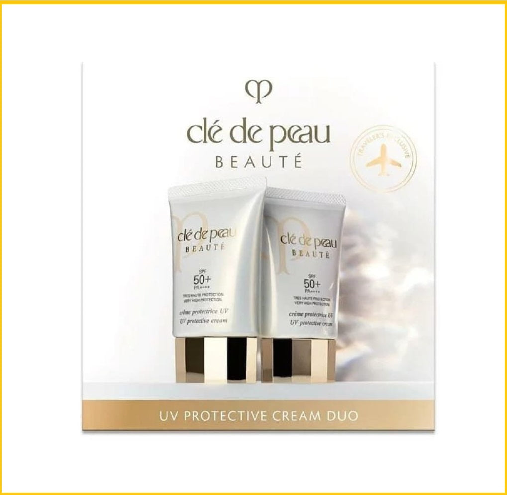CLE DE PEAU CDP BEAUTE UV PROTECTIVE CREAM SPF 50+ DUO SET 50ML X2 全效修護細胞防曬乳霜