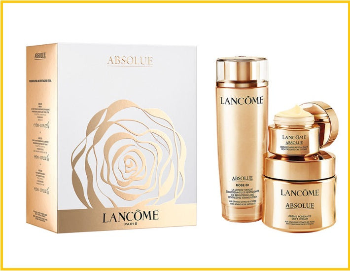 LANCOME ABSOLUE REVITALIZING PROGRAM DUO SET 菁純臻顏修護抗老三件套裝