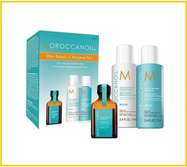 MOROCCANOIL 摩洛哥優油水潤修護套裝 MOISTURE REPAIR ON THE GO ESSENTIALS MINI TRIO DUO SET
