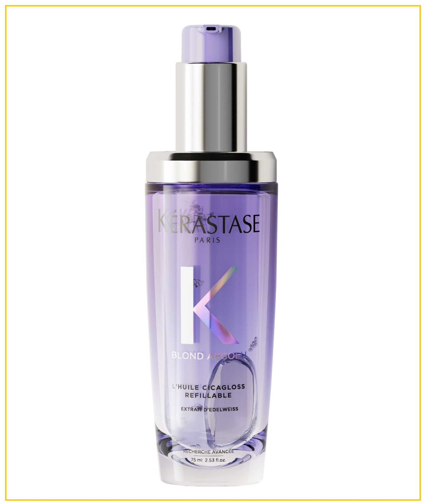 KERASTASE 卡詩菁純護髮精油 L'HUILE CICAGLOSS REFILLABLE HAIR OIL 75ML