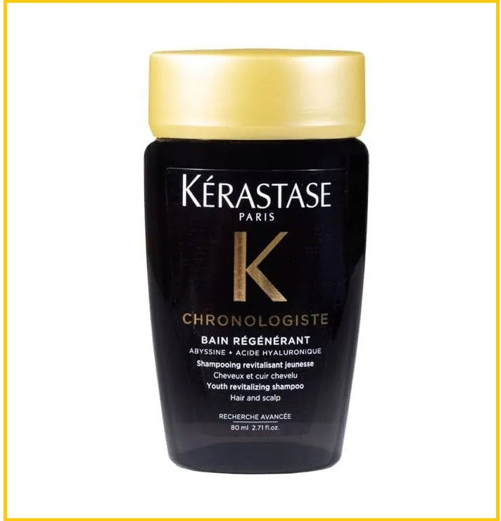 KERASTASE CHRONOLOGISTE BAIN REGENERANT SHAMPOO 80ML 卡詩逆時光至臻修護黑鑽洗髮