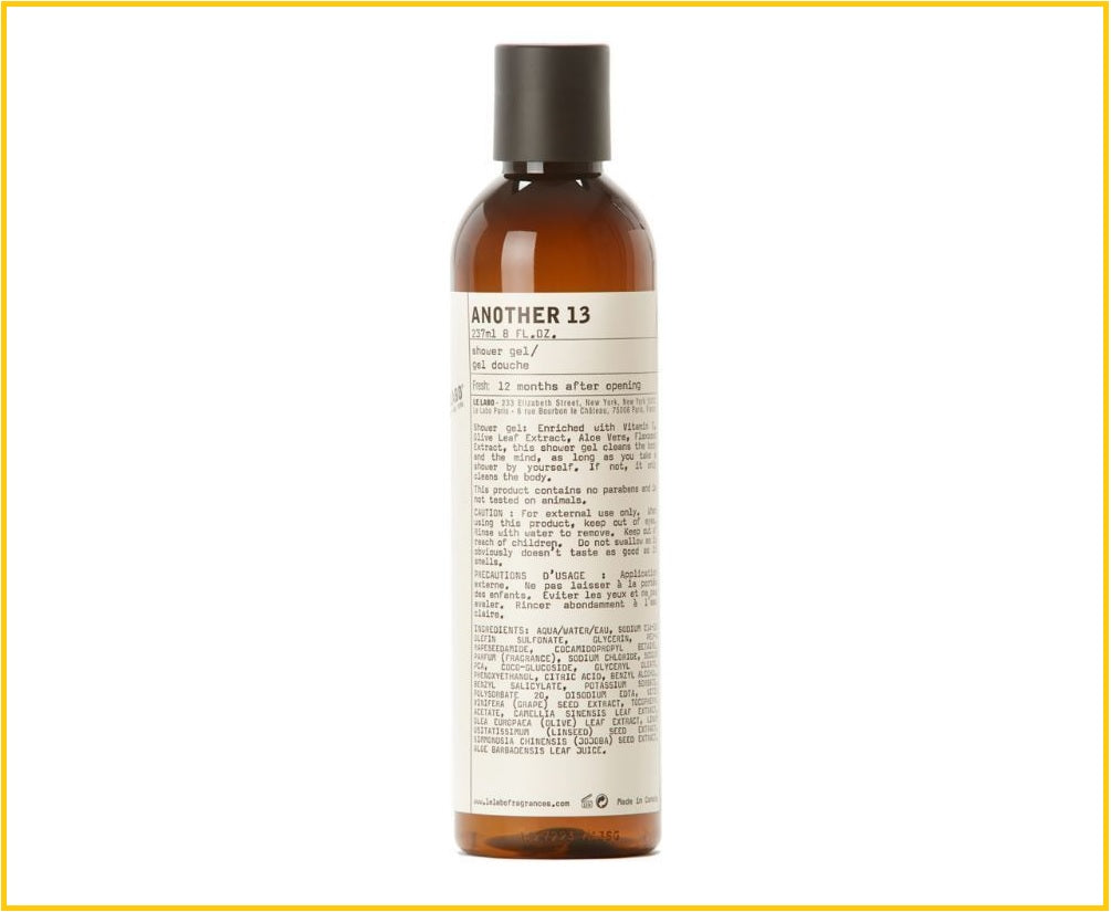 LE LABO 實驗室13號檀香龍涎香沐浴露 ANOTHER 13 SHOWER GEL 237ML