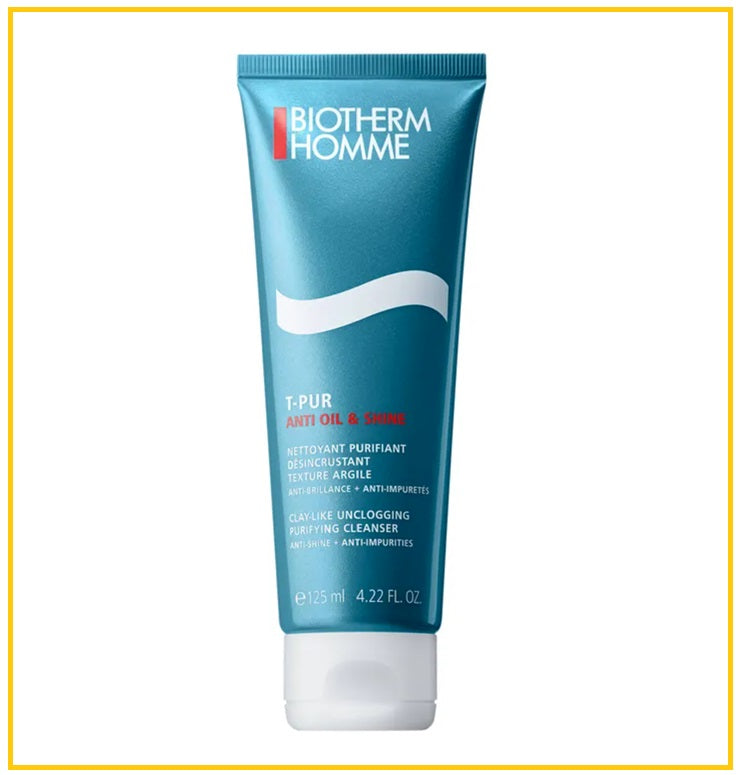 BIOTHERM HOMME 碧歐泉男士淨膚控油粘土狀無堵塞淨化潔面乳 T-PUR CLAY LIKE UNCLOGGING PURIFYING CLEANSER 125ML