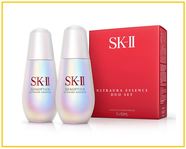 SK-II 新一代小燈泡精華露兩件套裝 SK2 ULTR AURA ESSENCE DUO SET 50ML X2