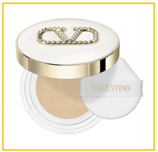 VALENTINO 華倫天奴高光輕透氣墊粉底 GO-CUSHION GLOW 24H WEAR LIGHTWEIGHT MESH CUSHION FOUNDATION #LN1 / #LN2 12G