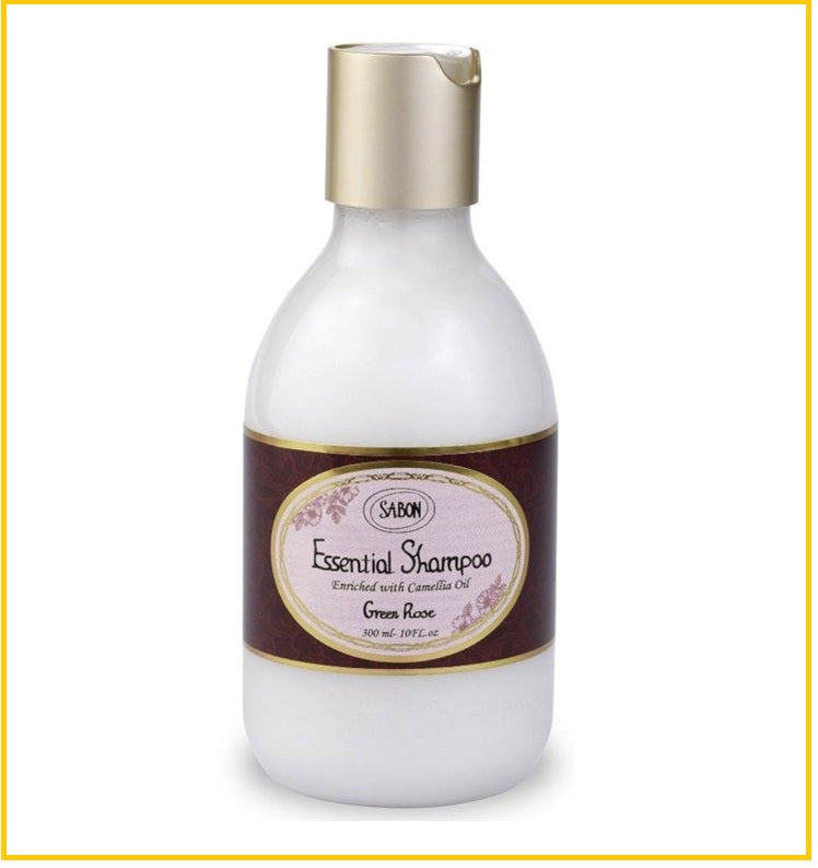 SABON 綠玫瑰經典洗髮乳 ESSENTIAL SHAMPOO GREEN ROSE 300ML