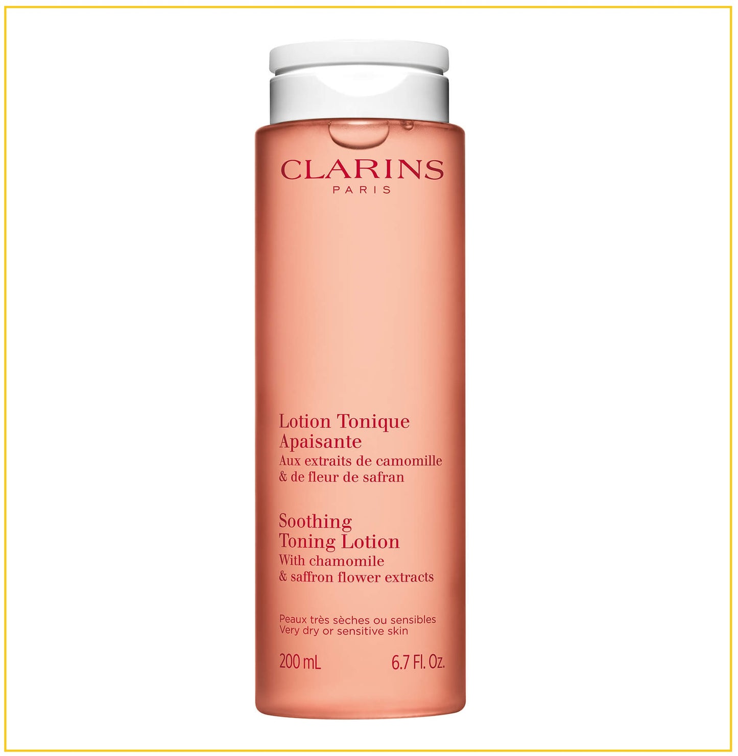 CLARINS 嬌韻詩植萃紓緩爽膚露橙水 (極度乾性及敏感肌適用) SOOTHING TONING LOTION (VERY DRY OR SENSITIVE SKIN) 200ML