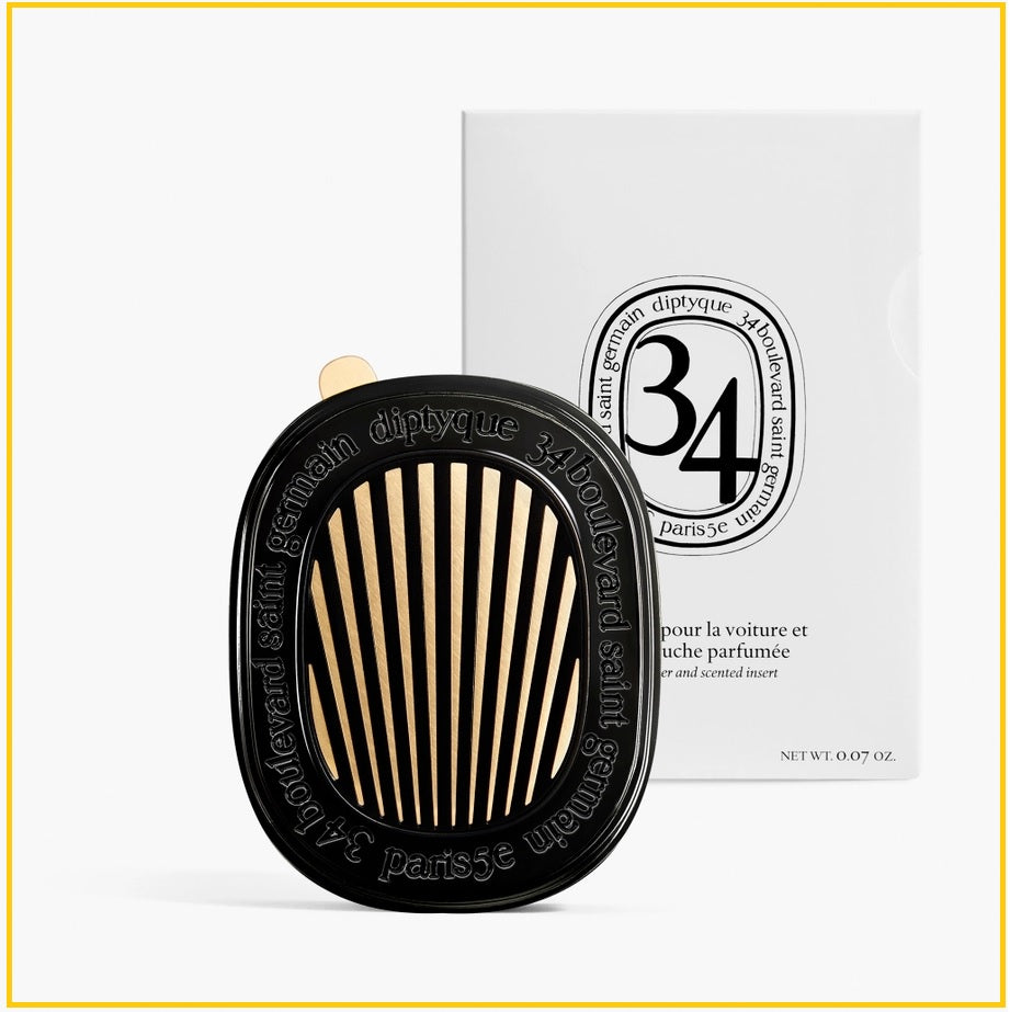 DIPTYQUE 蒂普提克車載香薰34號組裝 CAR DIFFUSER & CAPSULE 34 BOULEVARD SAINT GERMAIN 2.1G
