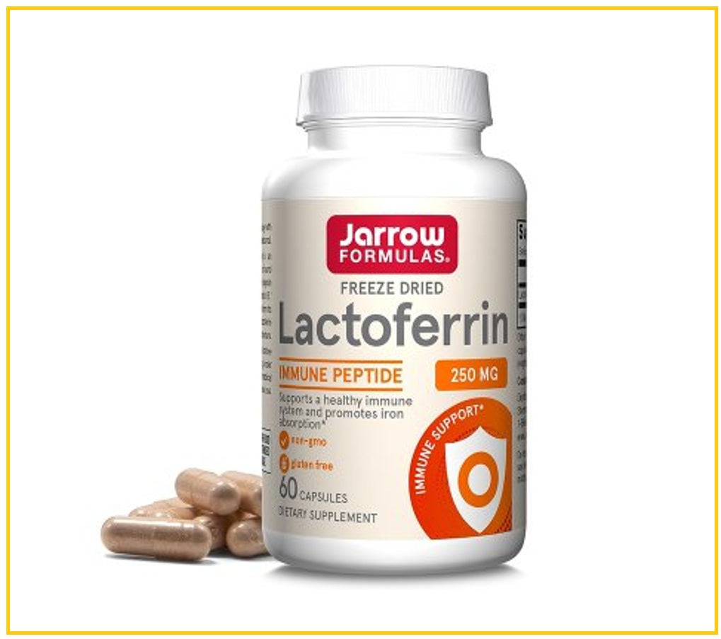 JARROW 傑諾提高免疫力乳鐵蛋白膠囊 FREEZE DRIED LACTOFERRIN 30 / 60 CAPSULES