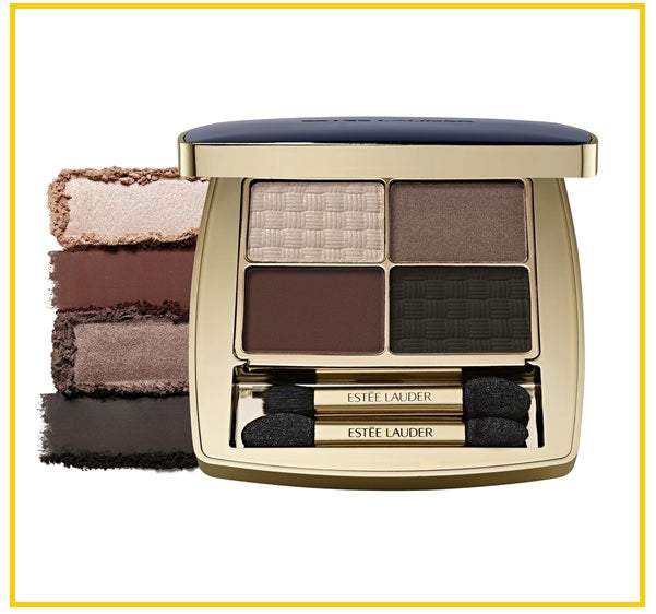 ESTEE LAUDER THE ESSENTIAL EYESHADOW QUAD LONG-LASTING PALETTE #GALLERY HOP / #POWER BRUNCH / #PRENUP / #GETAWAY 4G