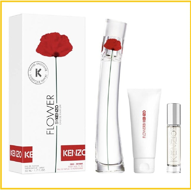 KENZO 高田賢三一支花女士淡香精香水身體乳套裝 FLOWER GIFT DUO SET