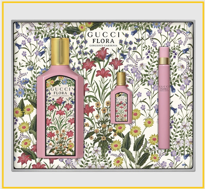 GUCCI 古馳夢梔子花香水三件套裝 DREAMING GARDENIA THREE PIECE DUO SET