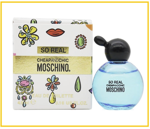 MOSCHINO 莫斯奇諾摯我女士淡香水小樣 SO REAL EDT 4.9ML