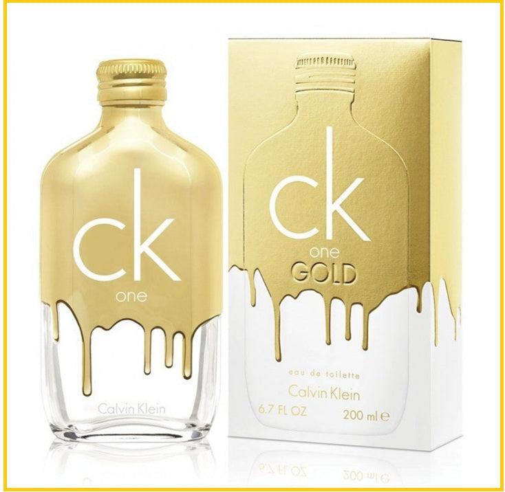 CALVIN KLEIN 炫金中性淡香水(限量版) CK ONE GOLD EDT 50ML / 200ML
