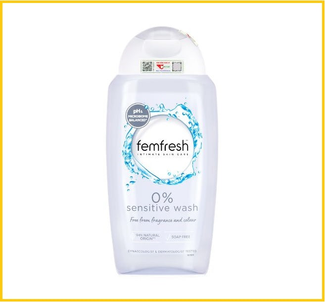 FEMFRESH 芳芯女性護理私密清洗液(無添加低敏配方) INTIMATE HYGIENE 0% SENTITIVE WASH 250ML