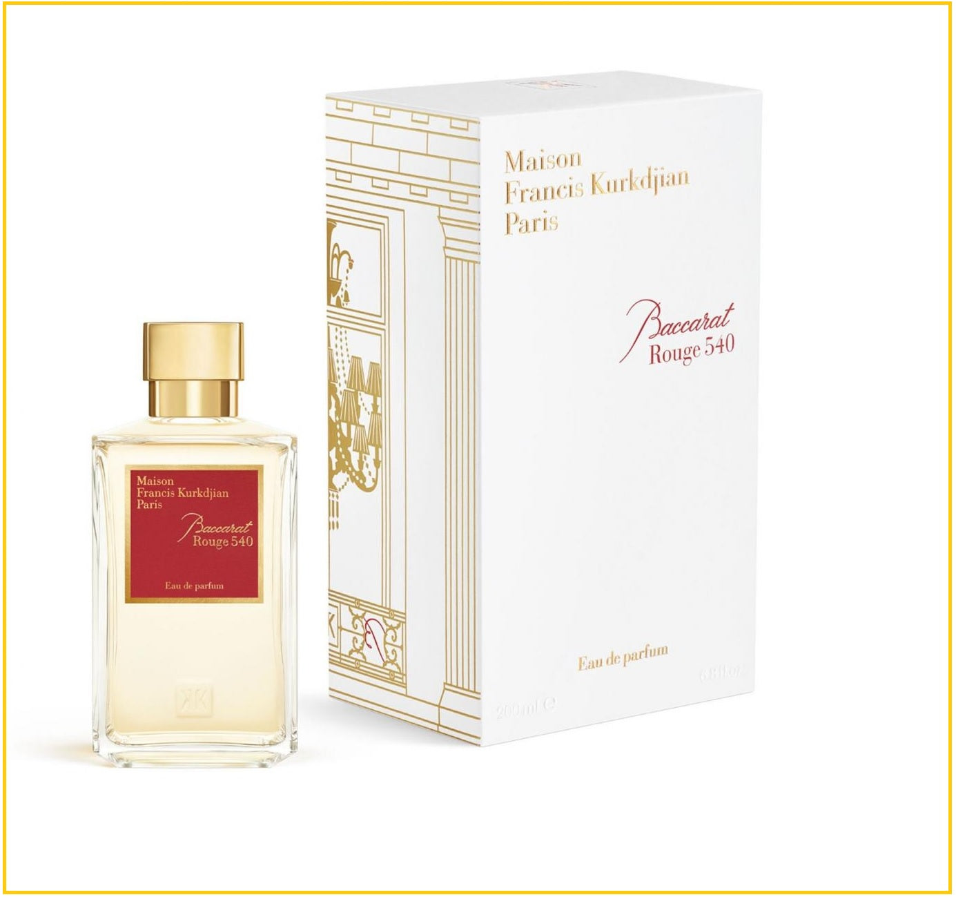 MAISON FRANCIS KURKDJIAN MFK BACCARAT ROUGE 540 EAU DE PARFUM VAPORISATEUR NATURAL SPRAY 200ML 紅色百家樂540濃香水