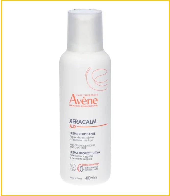 AVENE 雅漾脂質補充膏紓敏修護潤膚霜 XERACALM A.D LIPID REPLENISHING BALM 200ML / 400ML
